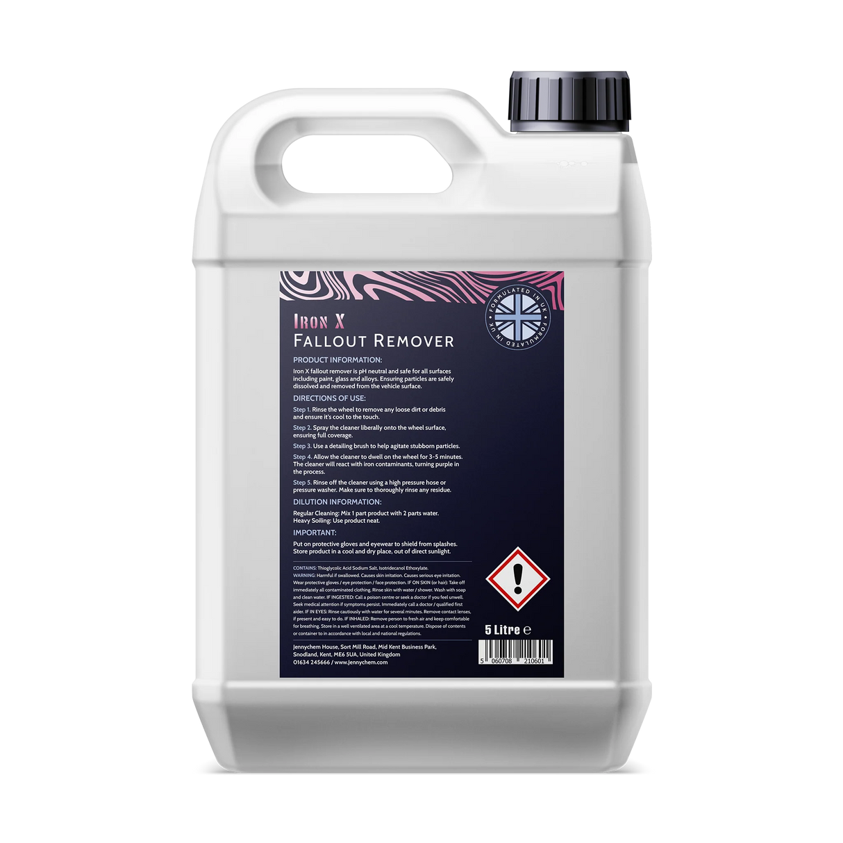 Jennychem Iron X Fallout Remover | For Wheels & Paintwork 5L
