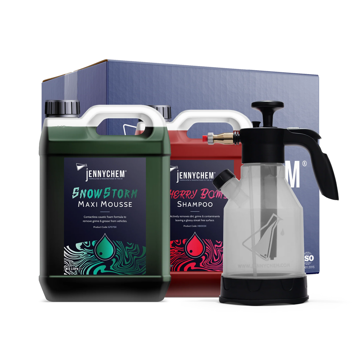 Jennychem Foaming Pump Sprayer Bundle | Perfect Deep Clean 5L