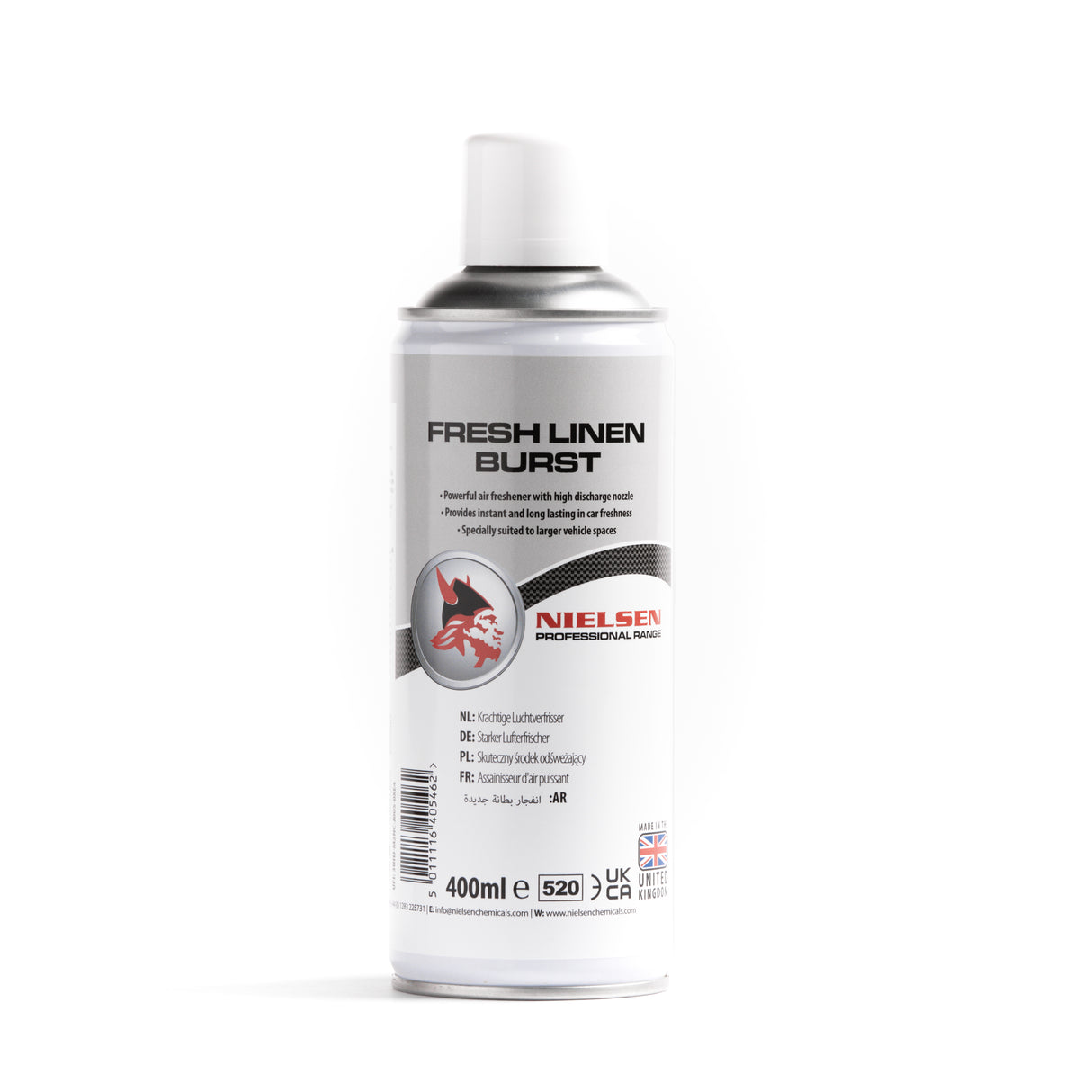Nielsen Fresh Linen Burst 400ml | Fresh Linen Car Air Freshener