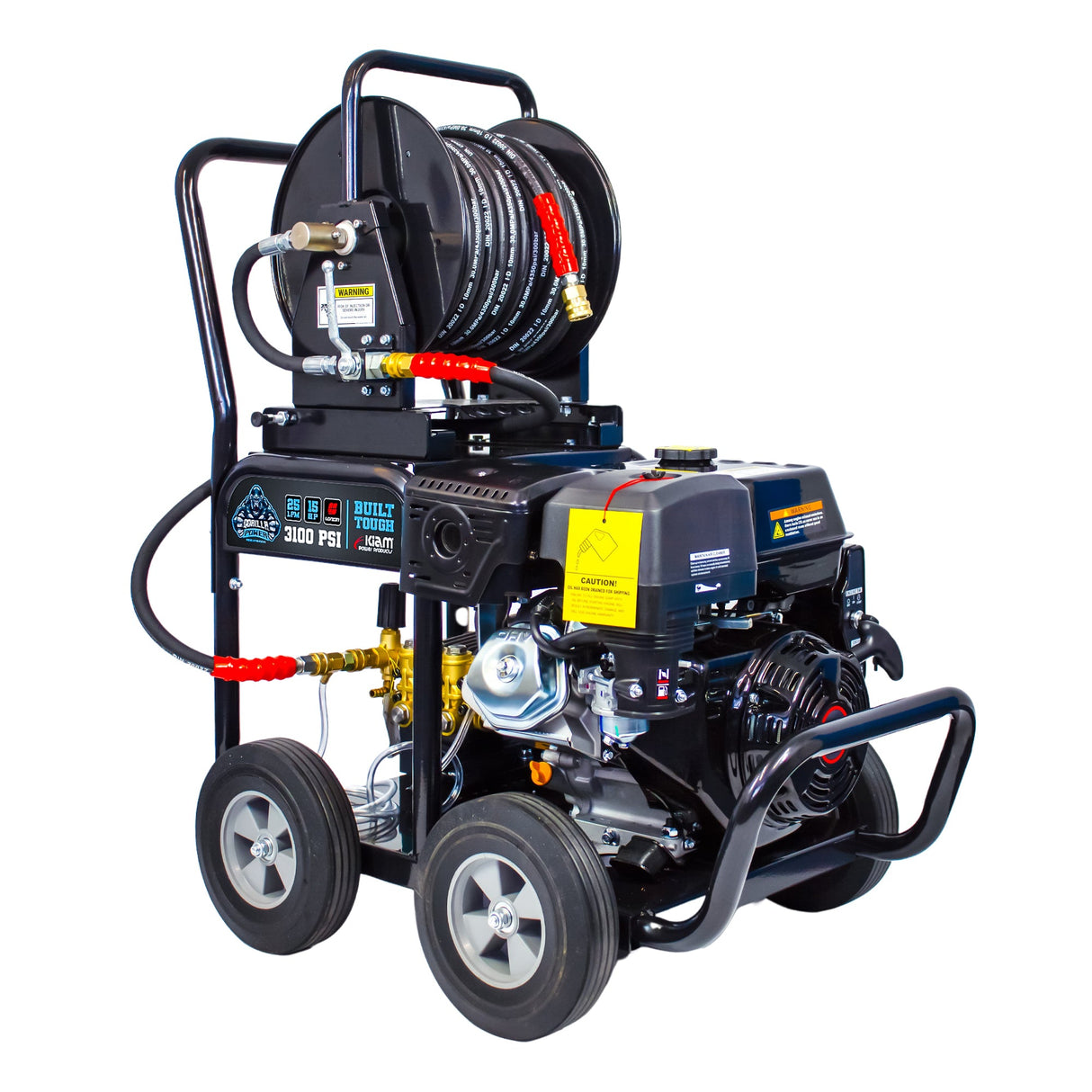 Kiam GORILLA POWER® 3100PSI 25LPM 15HP Pressure Washer Loncin Engine