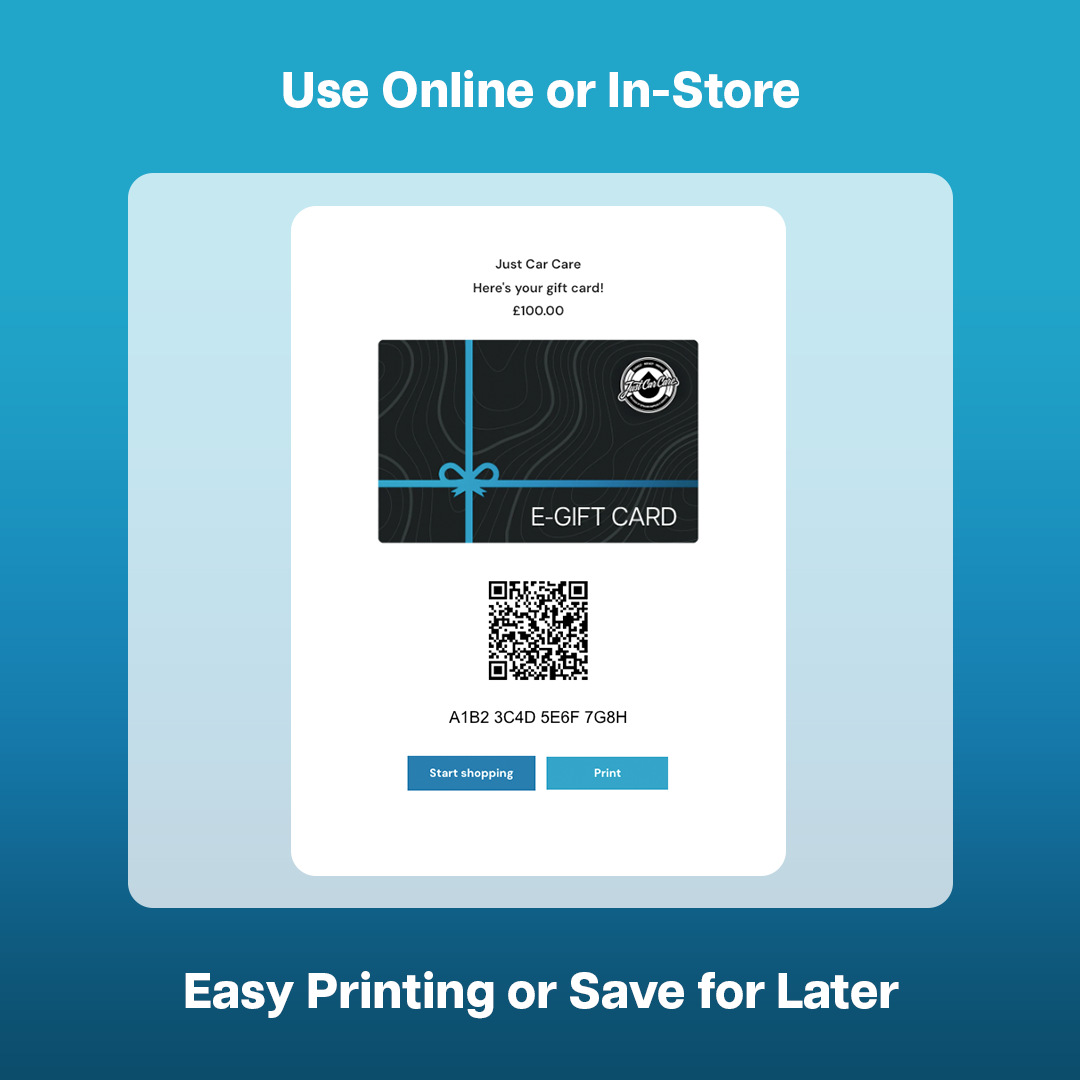 Detailing Products Gift Card