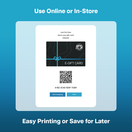 Detailing Products Gift Card