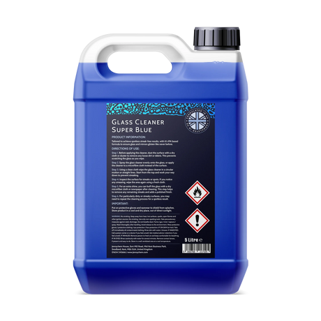 Jennychem Glass Cleaner Super Blue 5L | IPA Based Formula