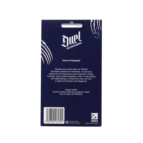 Duel Hanging Air Freshener - Ombre Nomade | Long Lasting 