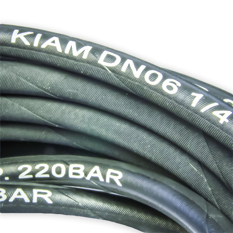  M22 Female Heavy Duty 1/4" Rubber Pressure Washer Hose