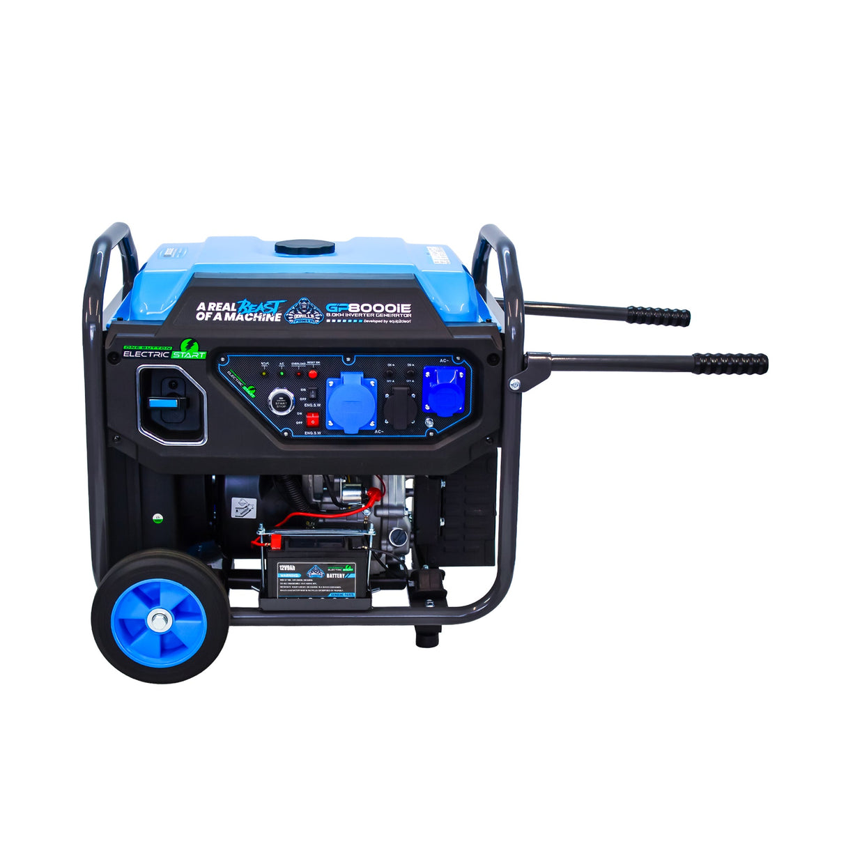 Gorilla Power 8000W Inverter Open Frame Generator with Electric Start