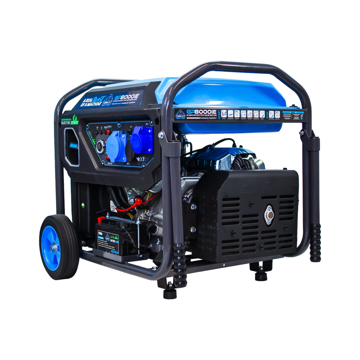 Gorilla Power 8000W Inverter Open Frame Generator with Electric Start