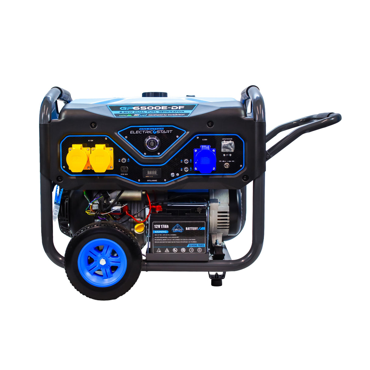 Gorilla Power 6500W Dual-Fuel Generator with Electric Start GP6500E-DF