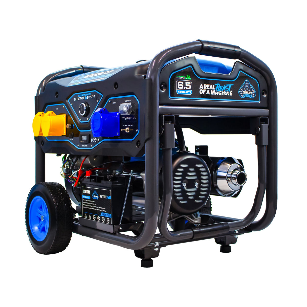Gorilla Power 6500W Dual-Fuel Generator with Electric Start GP6500E-DF