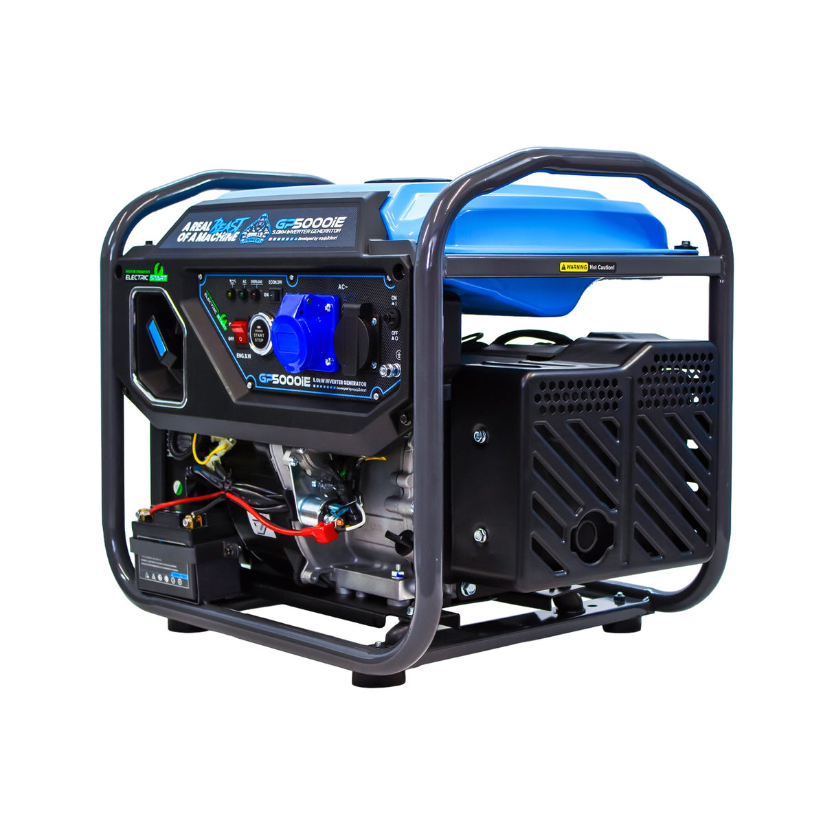 Gorilla Power 5000W Inverter Open Frame Generator with Electric Start 