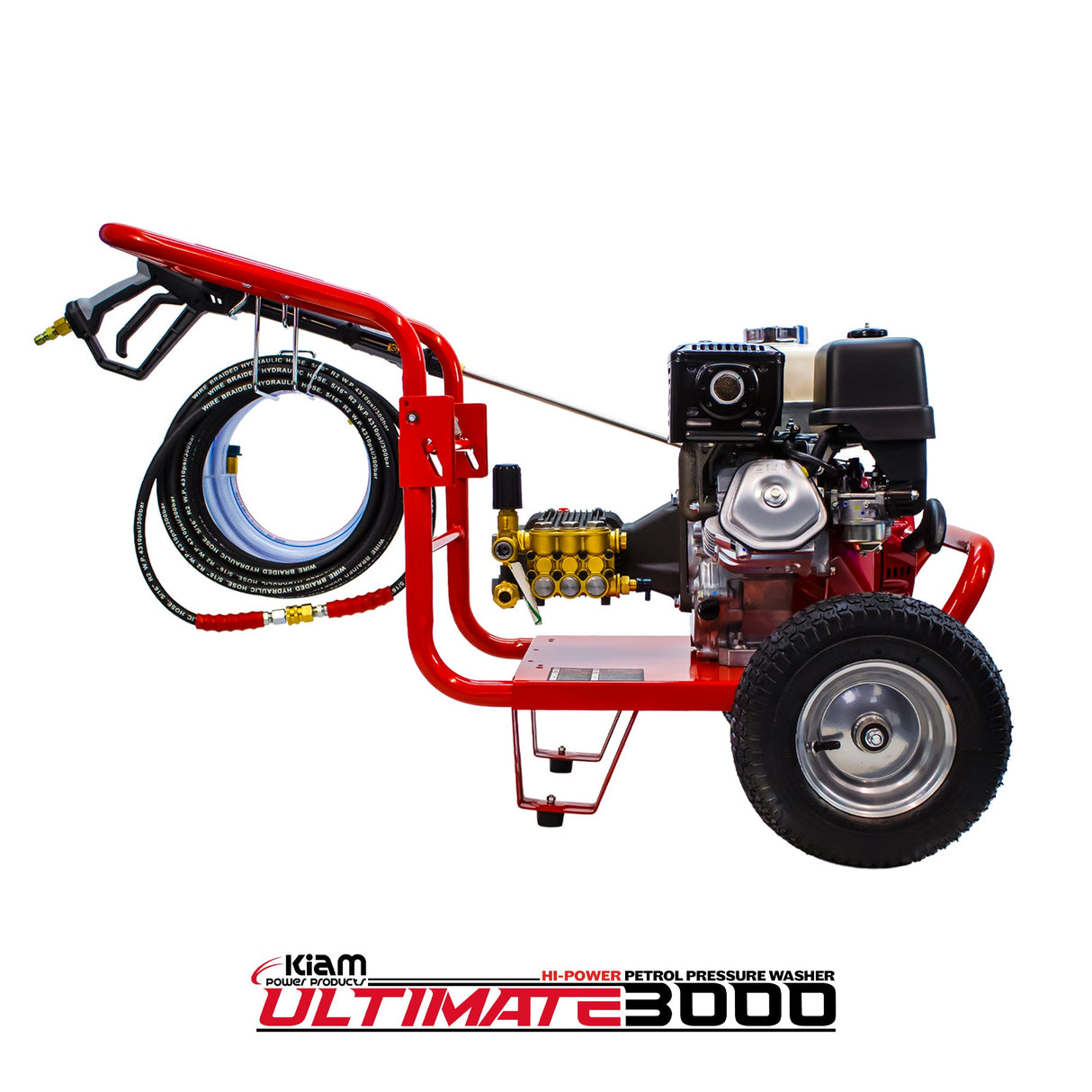 Kiam 3000P Petrol Pressure Washer Honda GX200 Engine 3000 PSI 13 LPM