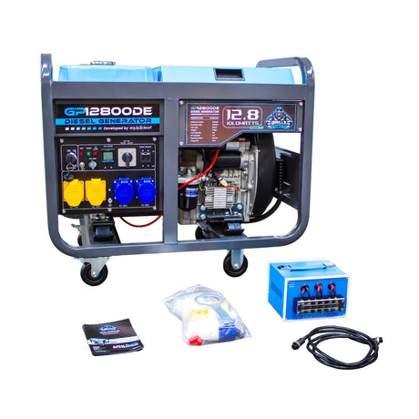 Gorilla Power 12800W Diesel Generator with Key Start - GP12800DE