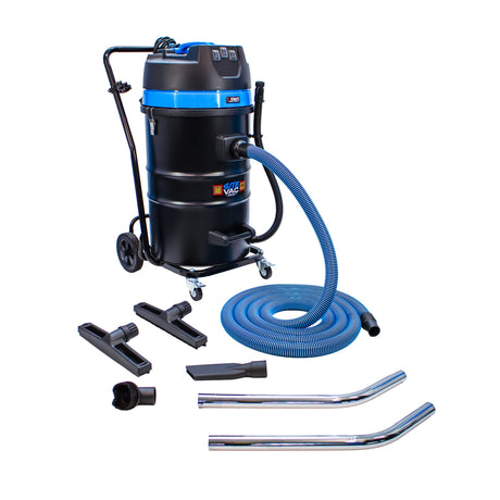 SiteVac® KV80-3F – Triple Motor Warehouse Vacuum (3600W) with Front-Mounted Squeegee