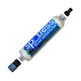 Spotless Inline Water Filter. Colour Changing DI-Resin