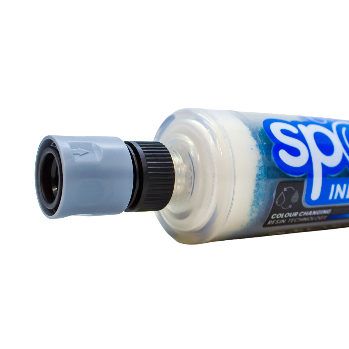 Spotless Inline Water Filter. Colour Changing DI-Resin