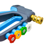 High Pressure Trigger Gun | 5300 PSI + 4 Fan Jet Nozzles