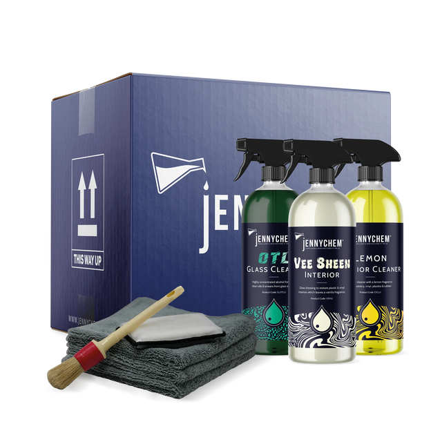 Jennychem Interior Cleaning Kit | Glass, Upholstery & Plastics