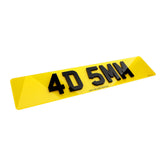 4D 5MM Number Plates