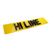 4D HiLine Number Plates