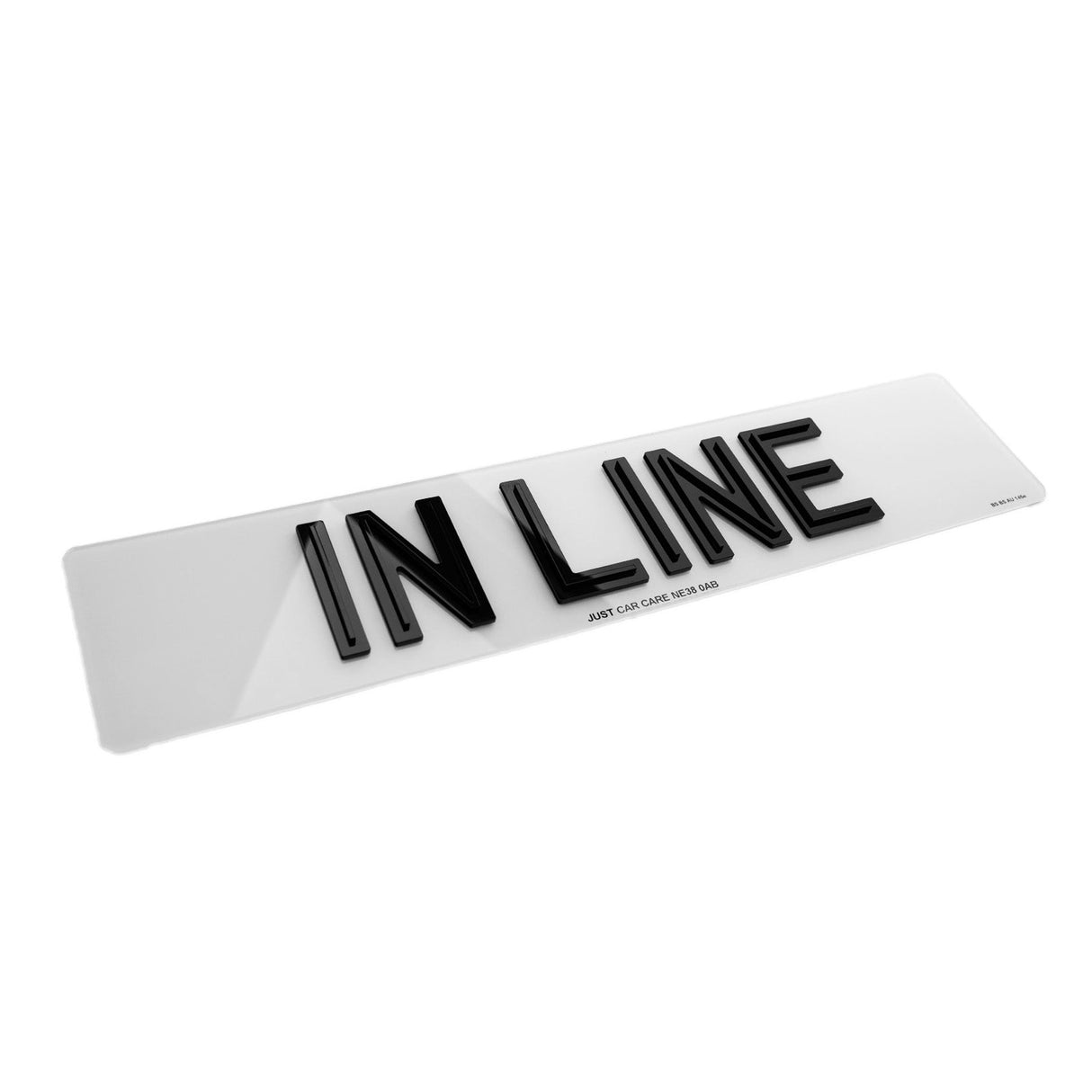 4D InLine Number Plates
