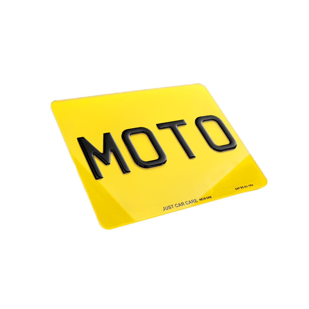 3D Gel Motorbike Number Plate