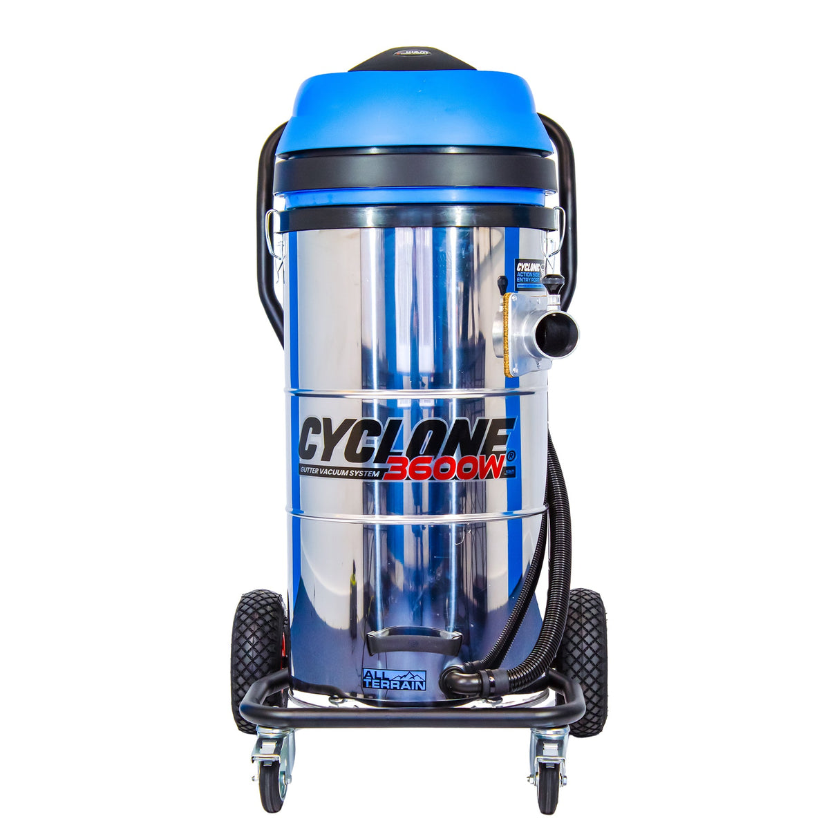 Kiam CYCLONE® All Terrain Gutter Vacuum System 3600W 100L Stainless Steel