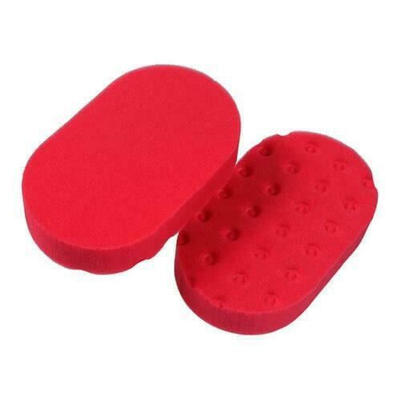 Lake Country CCS Foam Hand Polishing Applicator Red Ultra Soft Finishing