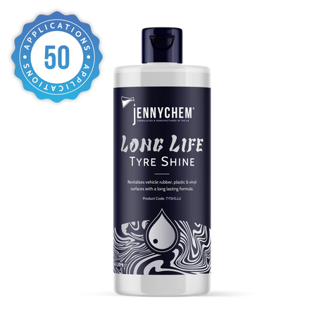 Jennychem Long Life Tyre Shine | Revitalize Rubber, Plastic & Vinyl