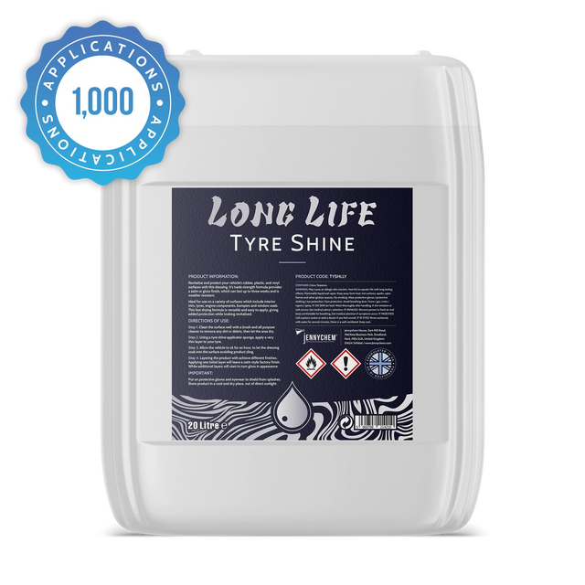 Jennychem Long Life Tyre Shine 20L | All Purpose Tyre & Trim Dressing