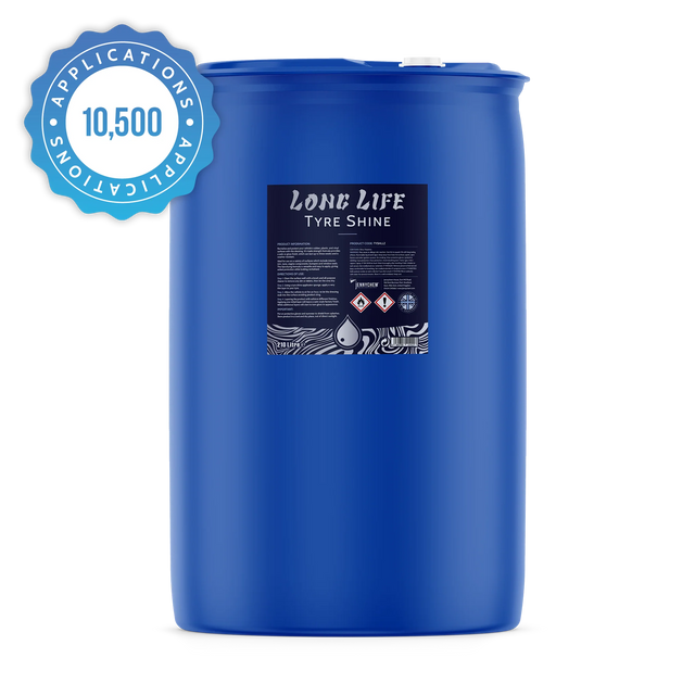 Jennychem Long Life Tyre Shine 210L | All Purpose Tyre & Trim Dressing