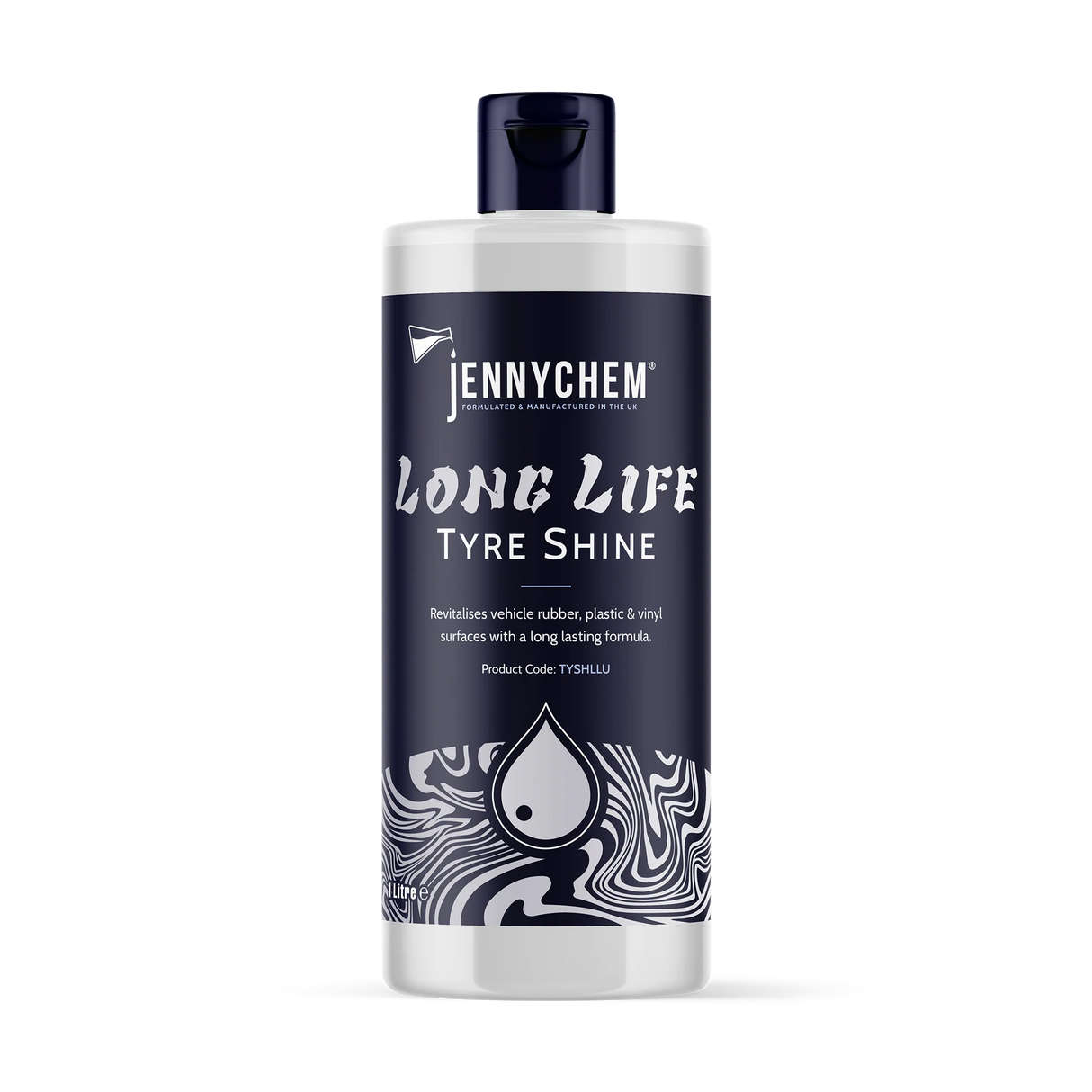 Jennychem Long Life Tyre Shine & Trim Dressing 1L | All Purpose Dressing