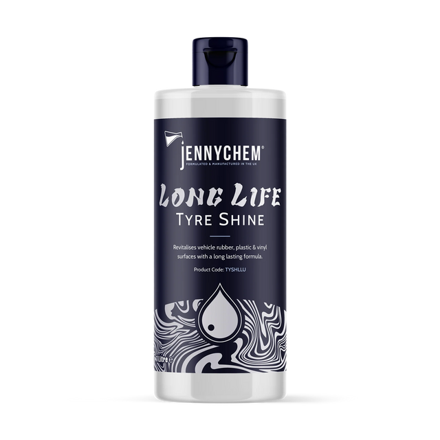 Jennychem Long Life Tyre Shine & Trim Dressing 1L | All Purpose Dressing