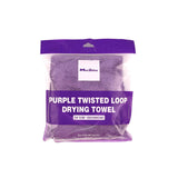 Maxshine Purple Single Twisted Loop Drying Towel 600GSM