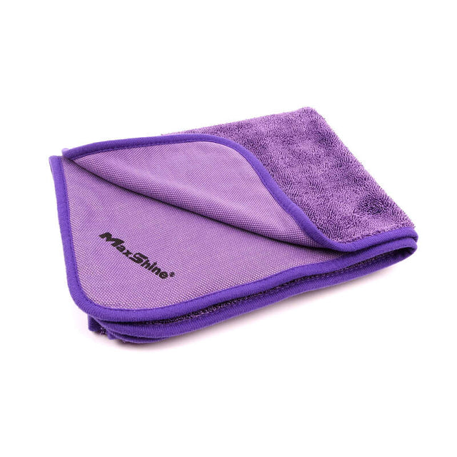 Maxshine Purple Single Twisted Loop Drying Towel 600GSM