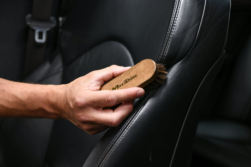 Maxshine Horsehair Brush for Leather Seats and Upholstery