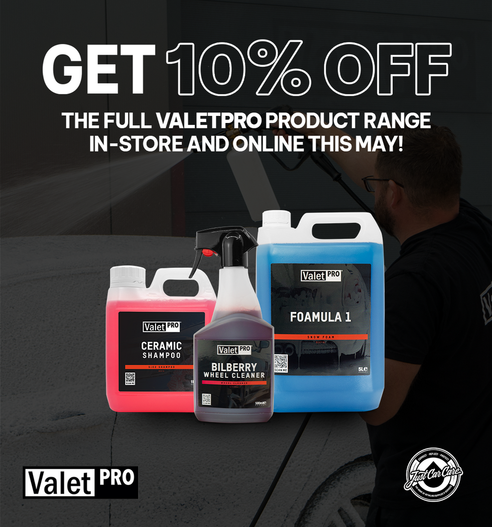10% Off All ValetPRO Products | Just Car Care Discount