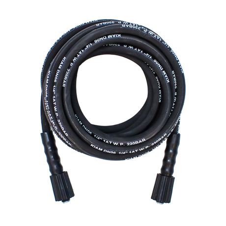  M22 Female Heavy Duty 1/4" Rubber Pressure Washer Hose
