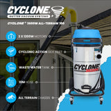 Kiam CYCLONE® All Terrain Gutter Vacuum System 3600W 100L Stainless Steel