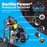 Kiam GORILLA POWER® 3100PSI 25LPM 15HP Pressure Washer Loncin Engine