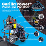 Kiam GORILLA POWER® 3600PSI 21LPM 15HP Pressure Washer Loncin Engine