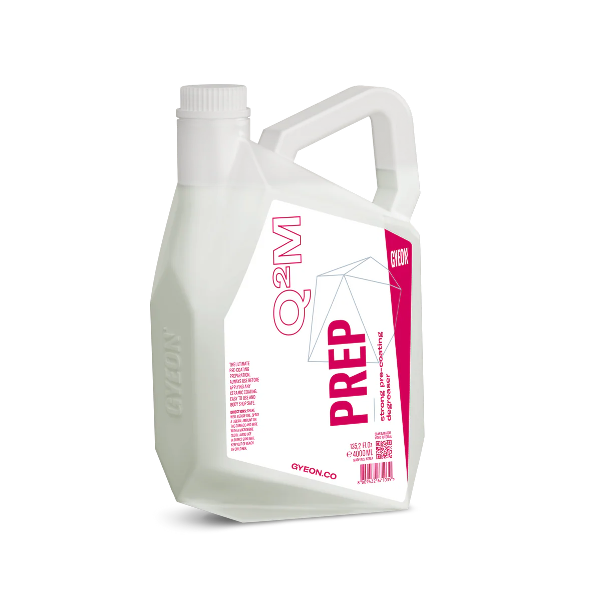 Gyeon Q2M Prep 4L | Preparation Spray For Ceramic Coating and Wax