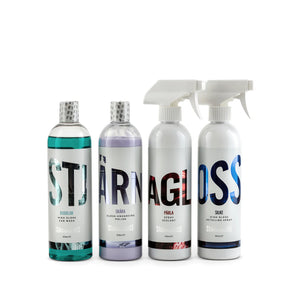 Stjarnagloss Core Four Detailing Kit 500ml | Detailing Starter Pack