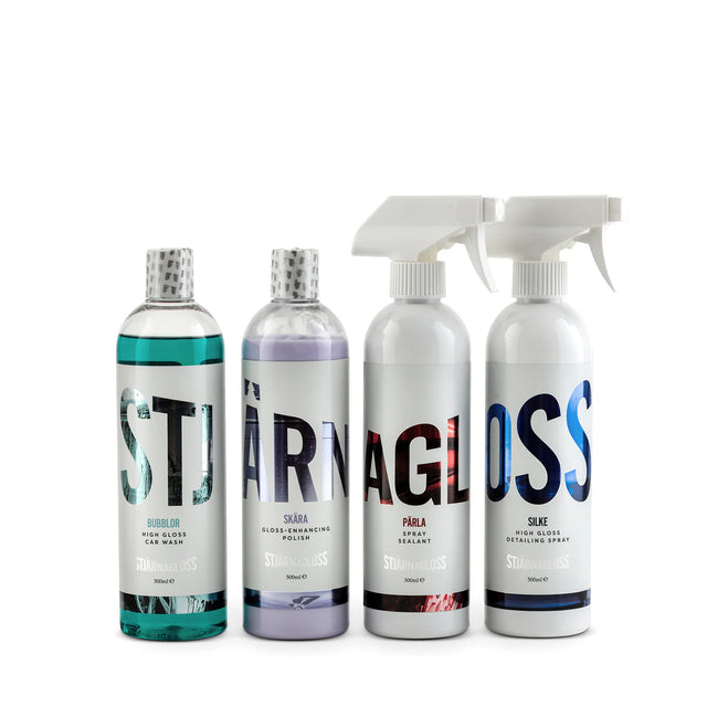Stjarnagloss Core Four Detailing Kit 500ml | Detailing Starter Pack