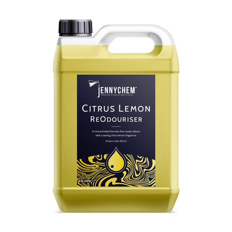 Jennychem Re-Odouriser Concentrate 5L | Dilutable Air Freshener - Citrus Lemon