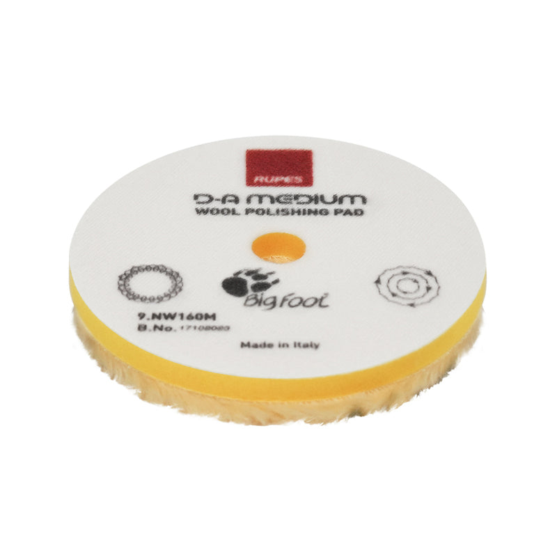 Rupes Yellow Medium Wool Polishing Pad 5" 150mm