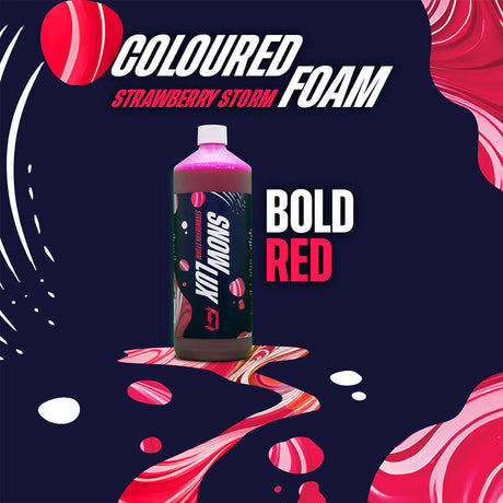 Duel Snow Lux Strawberry Storm Red Snow Foam 1L | Bold Red