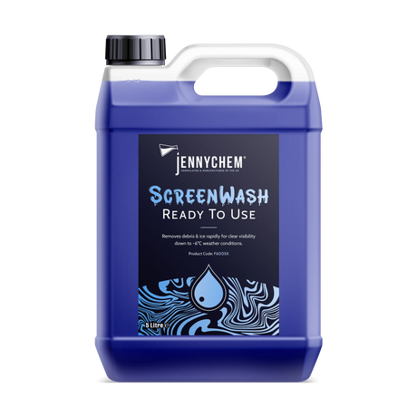Jennychem Screenwash Ready To Use (-6°C) 5L | Clear Visibility