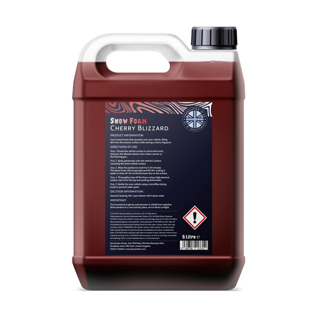 Jennychem Snow Foam Cherry Blizzard | High Foaming Pre Wash 5L