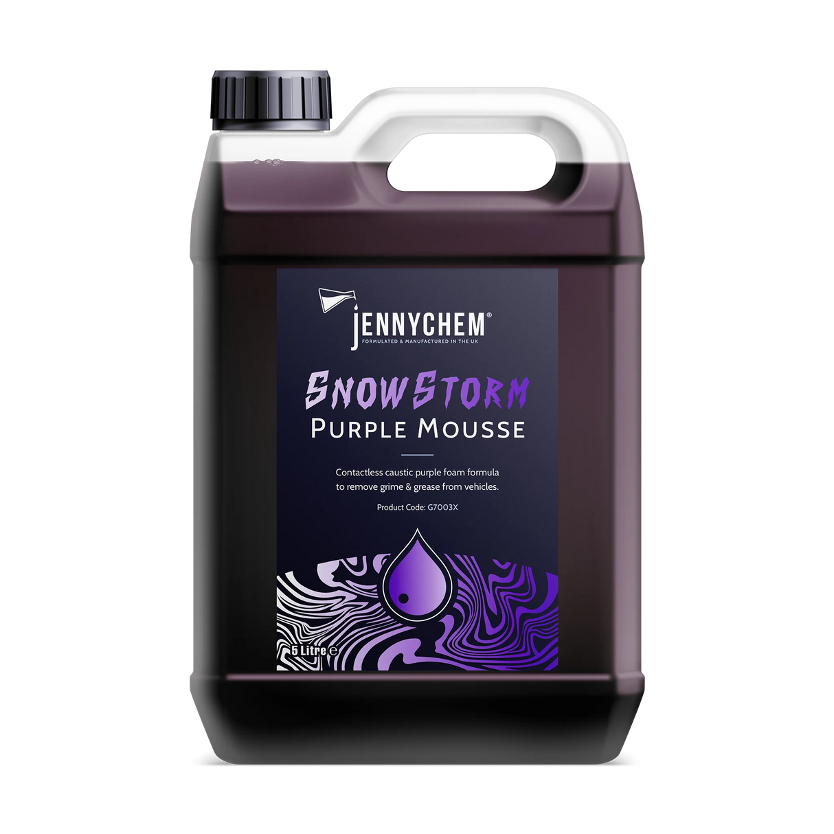 Jennychem Snowstorm Purple Mousse  | Purple TFR Snow Foam