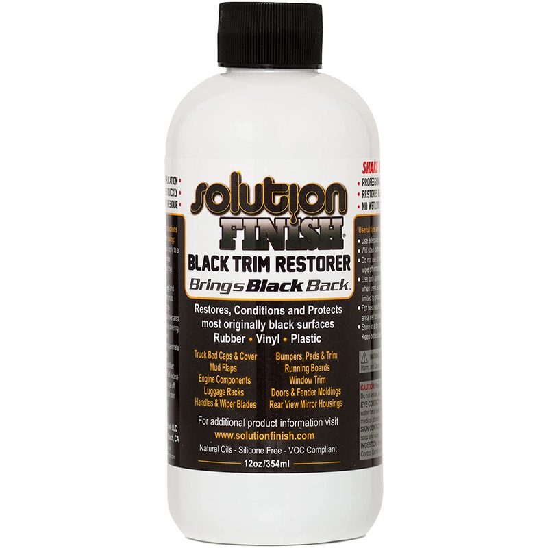 Solution Finish Black Trim Restorer